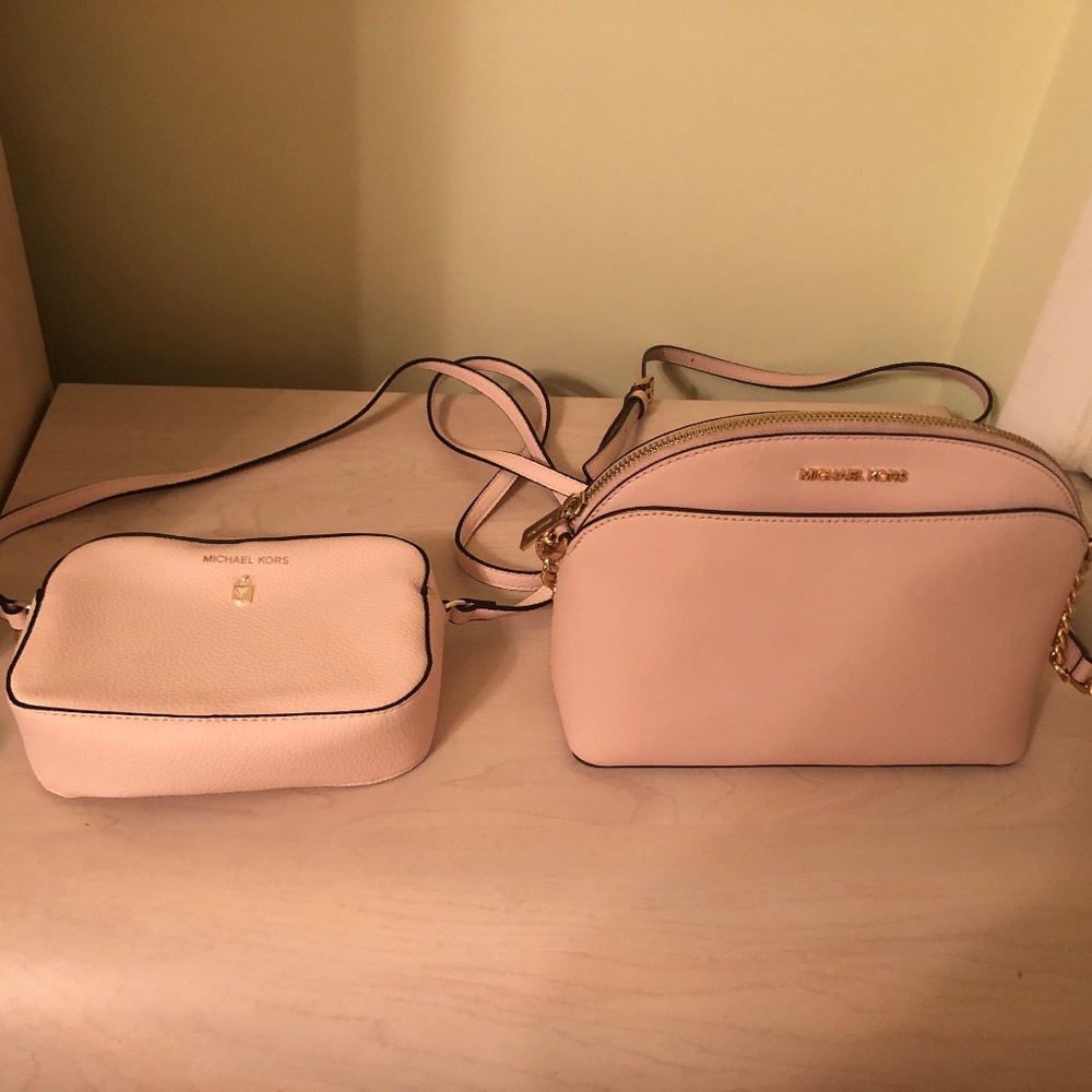 New Year Sale! Beautiful New Michael Kors Soft Pink Crossbody and 2 Piece Bundle